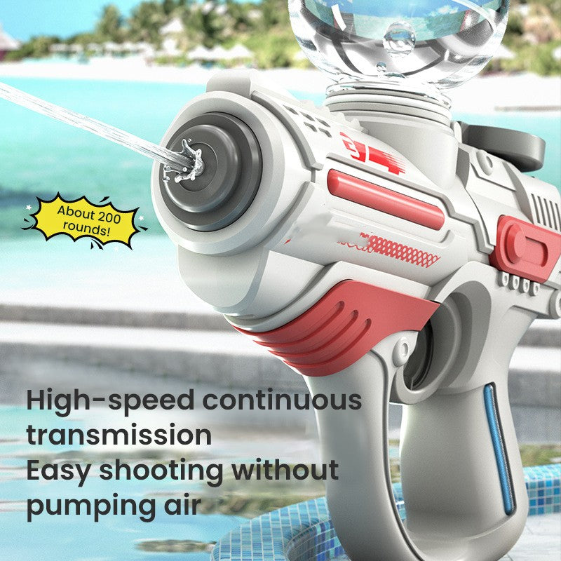 Summer Water Gun High-Tech Automatic Water Soaker Guns Large Capacity Kid Adult Summer Pool Beach Outdoor Toy - LJ Enterprise